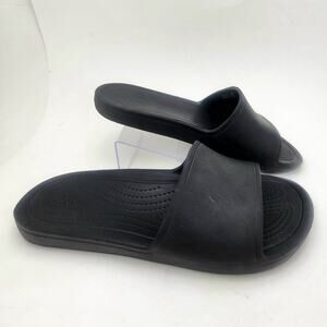 Crocs Sandal Womens 6 sloane slip on black comfy comfortable